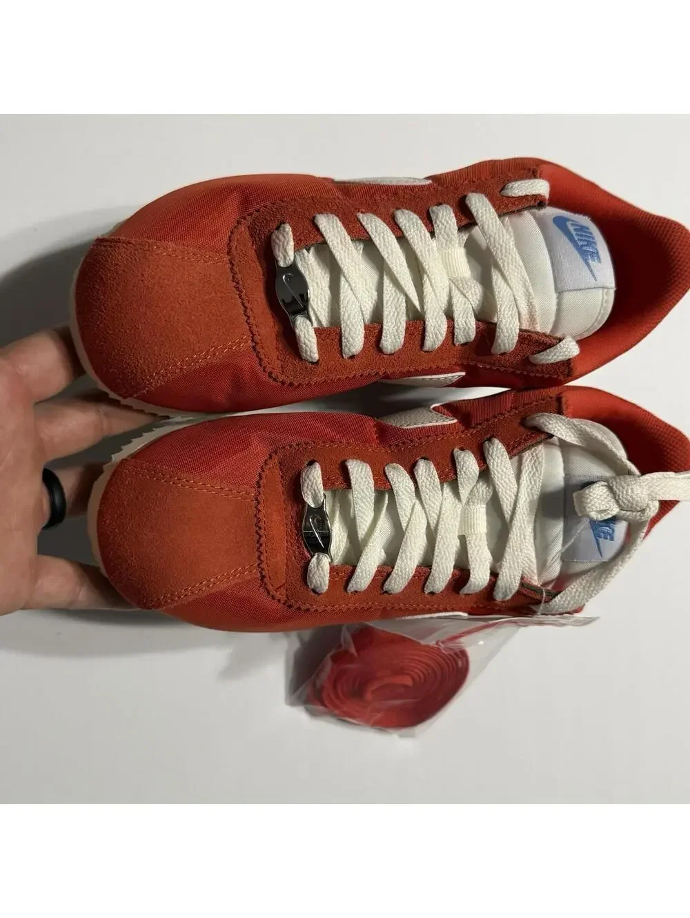 Nike Cortez Picante Red White Lace Up Shoes Sneakers DZ2795-601 Women 7.5